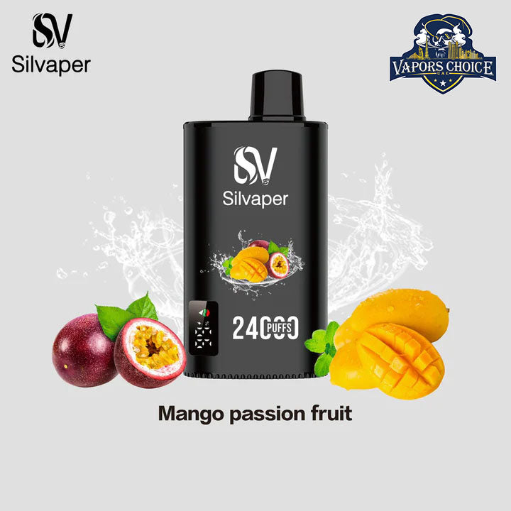 SILVAPER 24000 PUFFS (20mg) - DISPOSABLE VAPE Mango Passion Fruit UAE Abu Dhabi & Al Ain